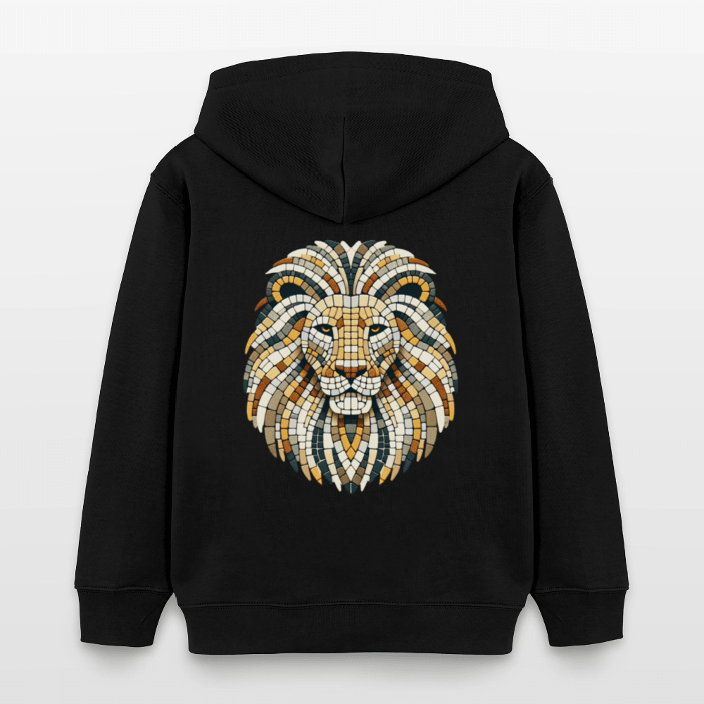 Organic Cotton Kids' Hoodie (Mosaic Lion) - Tiny Tugz™