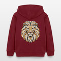 Organic Cotton Kids' Hoodie (Mosaic Lion) - Tiny Tugz™