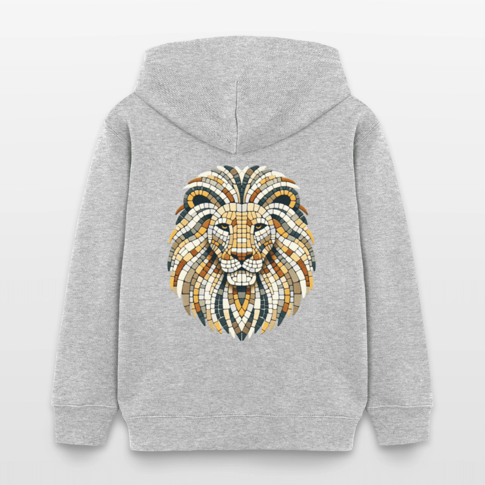 Organic Cotton Kids' Hoodie (Mosaic Lion) - Tiny Tugz™