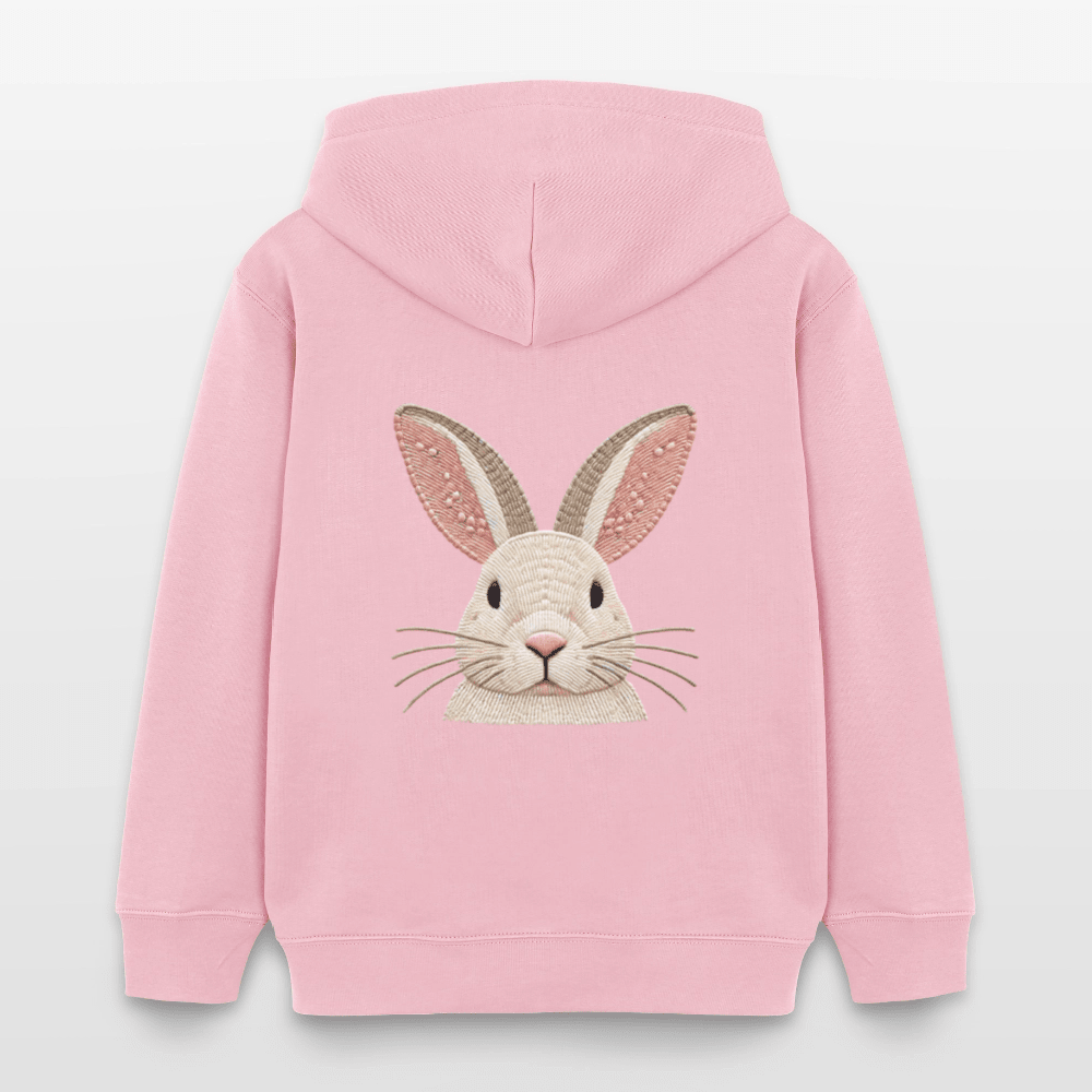 Organic Cotton Kids' Hoodie (Thread Art Bunny) - Tiny Tugz™