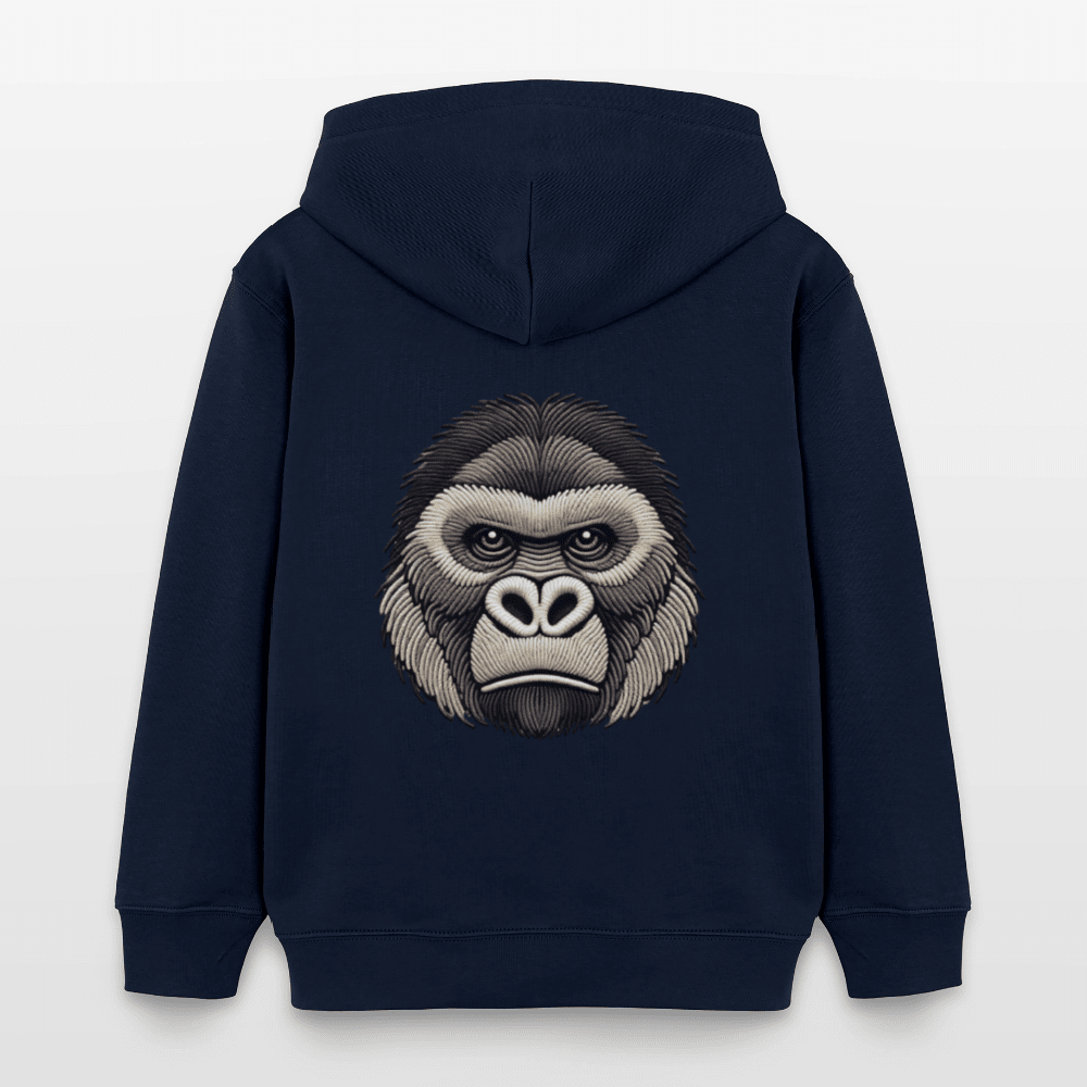 Organic Cotton Kids' Hoodie (Thread Art Gorilla) - Tiny Tugz™