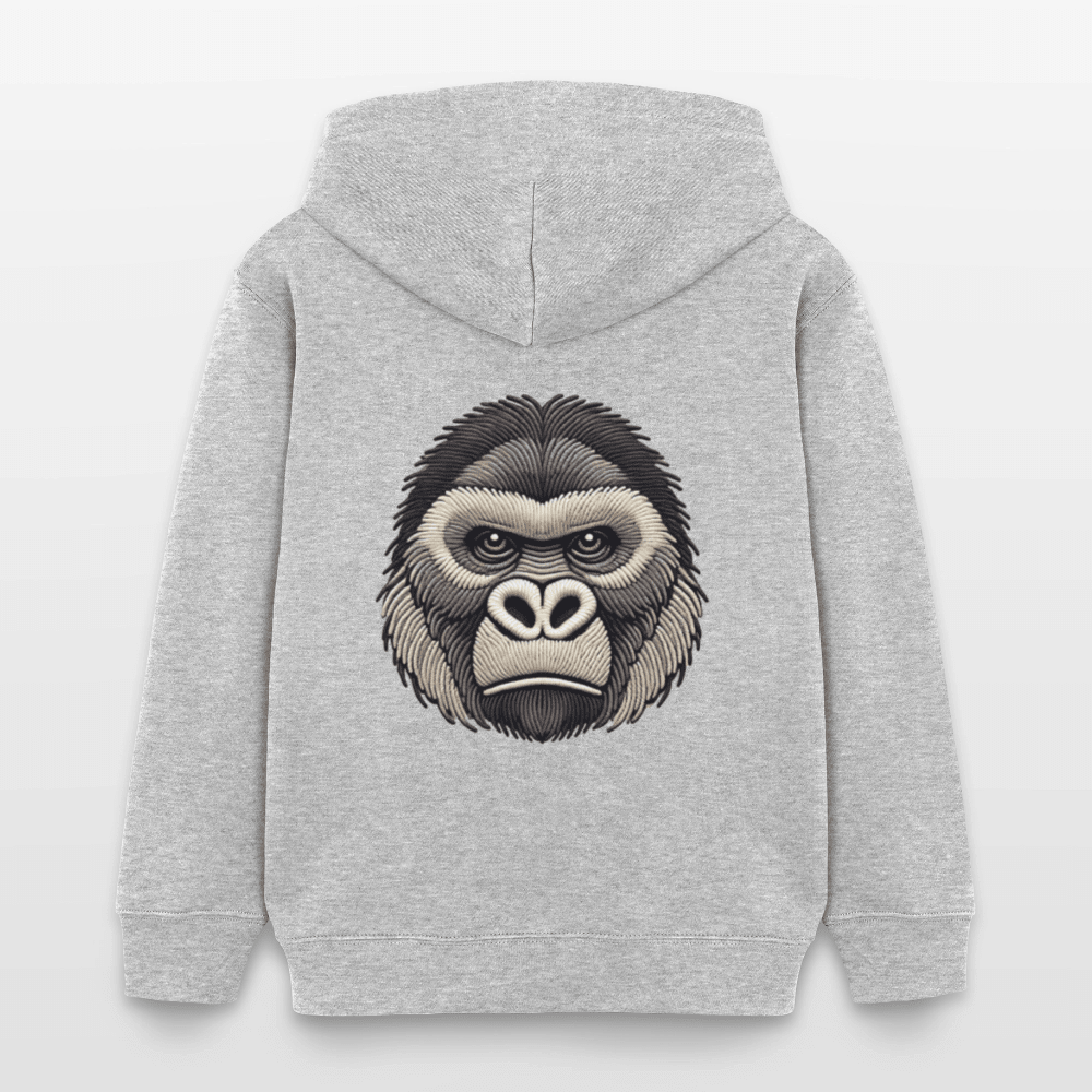 Organic Cotton Kids' Hoodie (Thread Art Gorilla) - Tiny Tugz™
