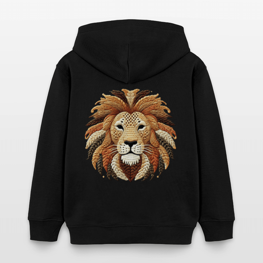 Organic Cotton Kids' Hoodie (Thread Art Lion) - Tiny Tugz™
