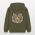 Organic Cotton Kids' Hoodie (Thread Art Tiger) - Tiny Tugz™