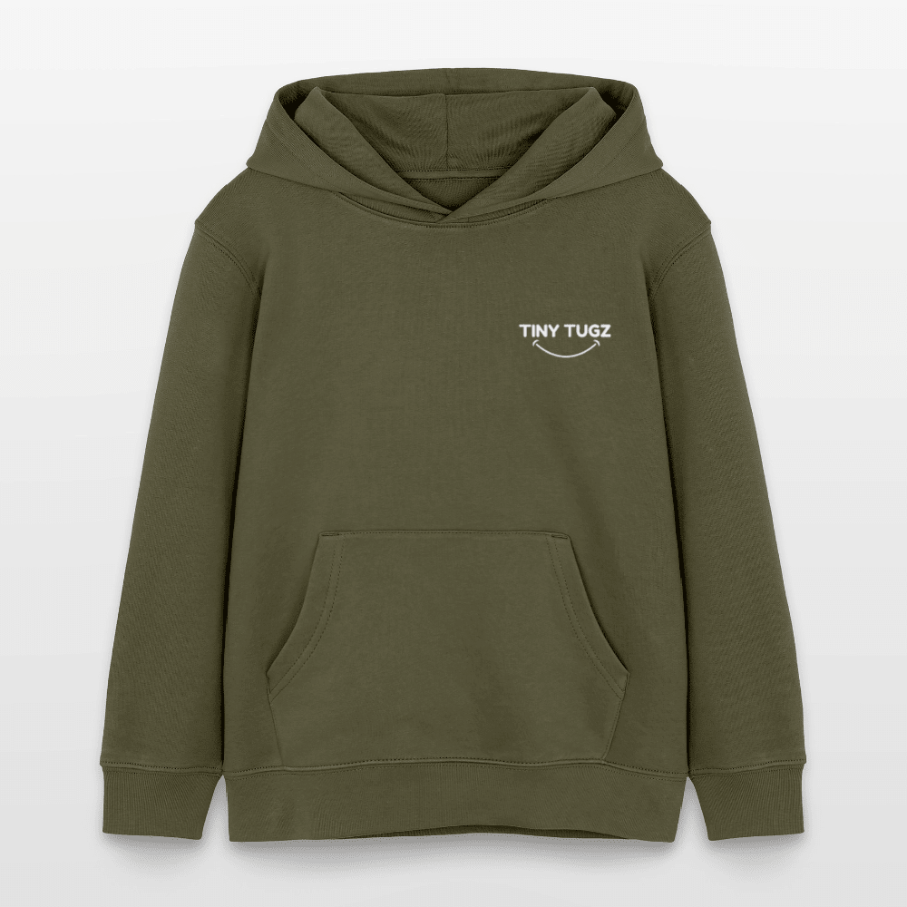 Organic Cotton Kids' Hoodie (Thread Art Tiger) - Tiny Tugz™