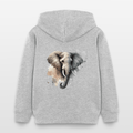 Organic Cotton Kids' Hoodie (Watercolour Art Elephant) - Tiny Tugz™