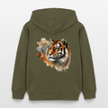 Organic Cotton Kids' Hoodie (Watercolour Art Tiger) - Tiny Tugz™