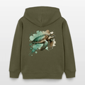 Organic Cotton Kids' Hoodie (Watercolour Art Turtle) - Tiny Tugz™