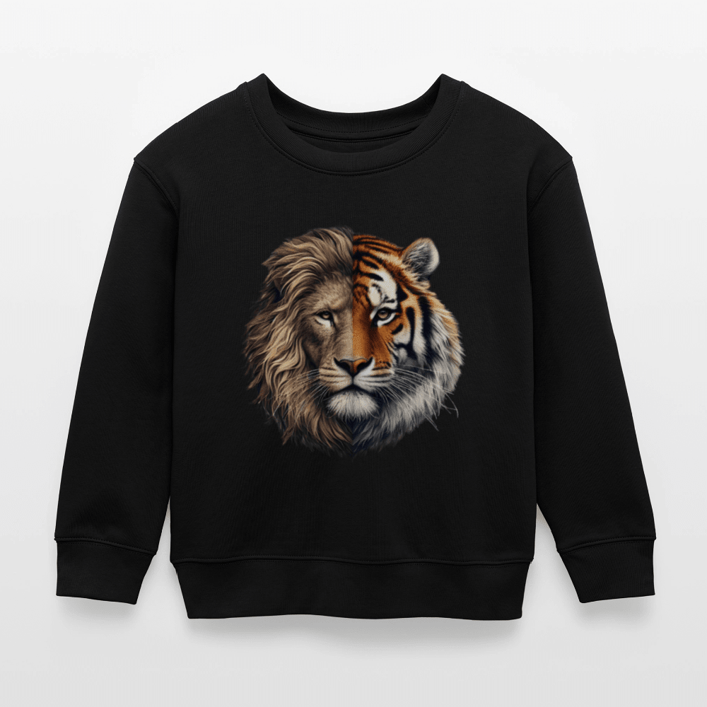 Organic Cotton Kids’ Sweatshirt (Lion & Tiger Fusion) - Tiny Tugz™