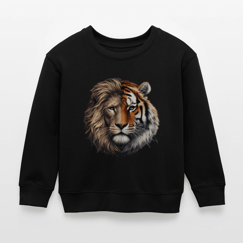 Organic Cotton Kids’ Sweatshirt (Lion & Tiger Fusion) - Tiny Tugz™