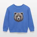 Organic Cotton Kids’ Sweatshirt (Thread Art Bear) - Tiny Tugz™