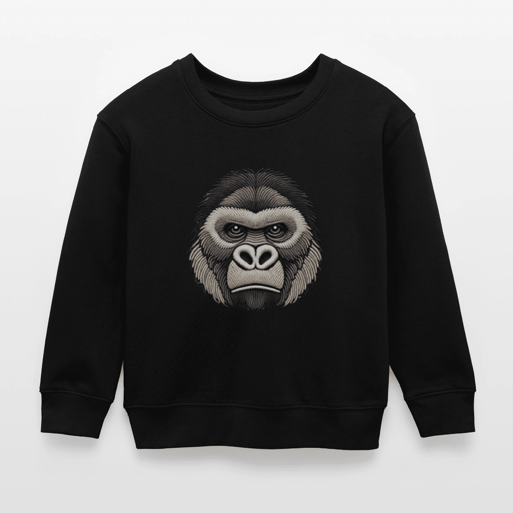 Organic Cotton Kids’ Sweatshirt (Thread Art Gorilla) - Tiny Tugz™