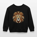 Organic Cotton Kids’ Sweatshirt (Thread Art Lion) - Tiny Tugz™