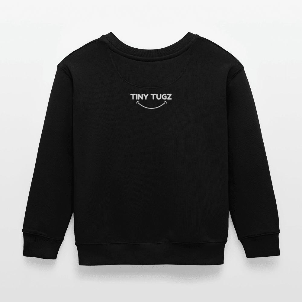 Organic Cotton Kids’ Sweatshirt (Thread Art Tiger) - Tiny Tugz™
