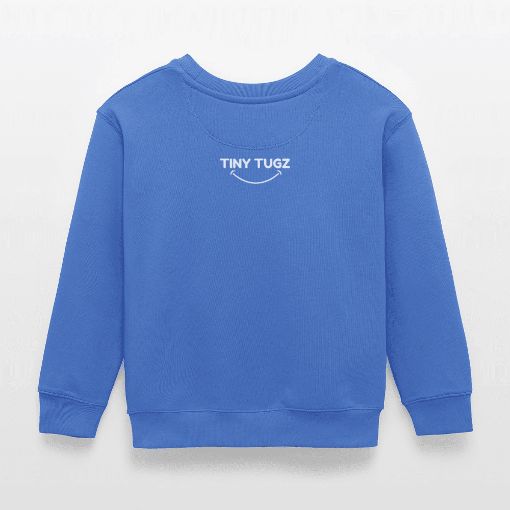 Organic Cotton Kids’ Sweatshirt (Thread Art Tiger) - Tiny Tugz™