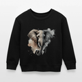 Organic Cotton Kids’ Sweatshirt (Watercolour Elephant) - Tiny Tugz™