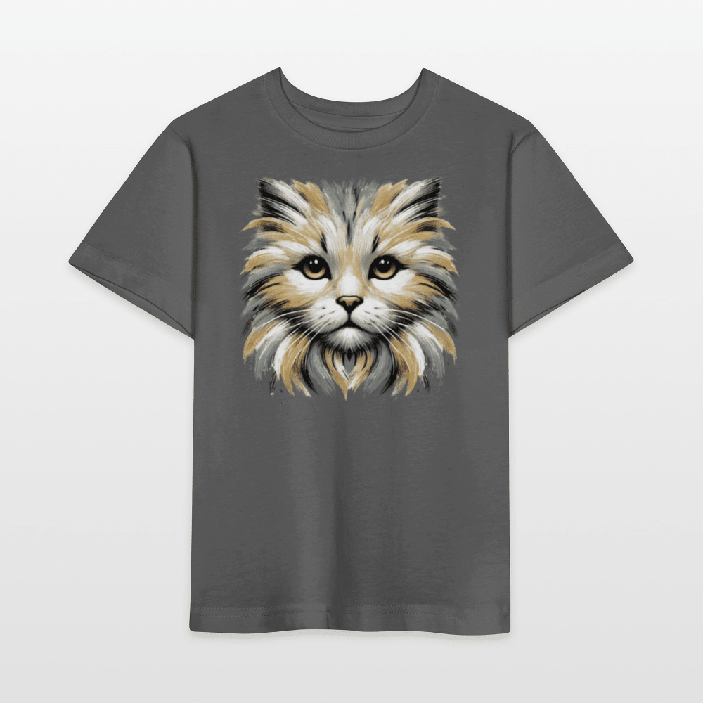 Organic Cotton Kids T-Shirt (Canvas Cat) - Tiny Tugz™