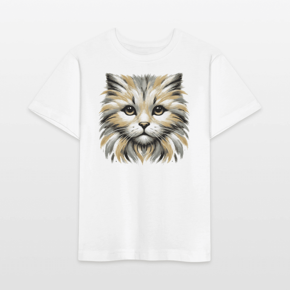 Organic Cotton Kids T-Shirt (Canvas Cat) - Tiny Tugz™