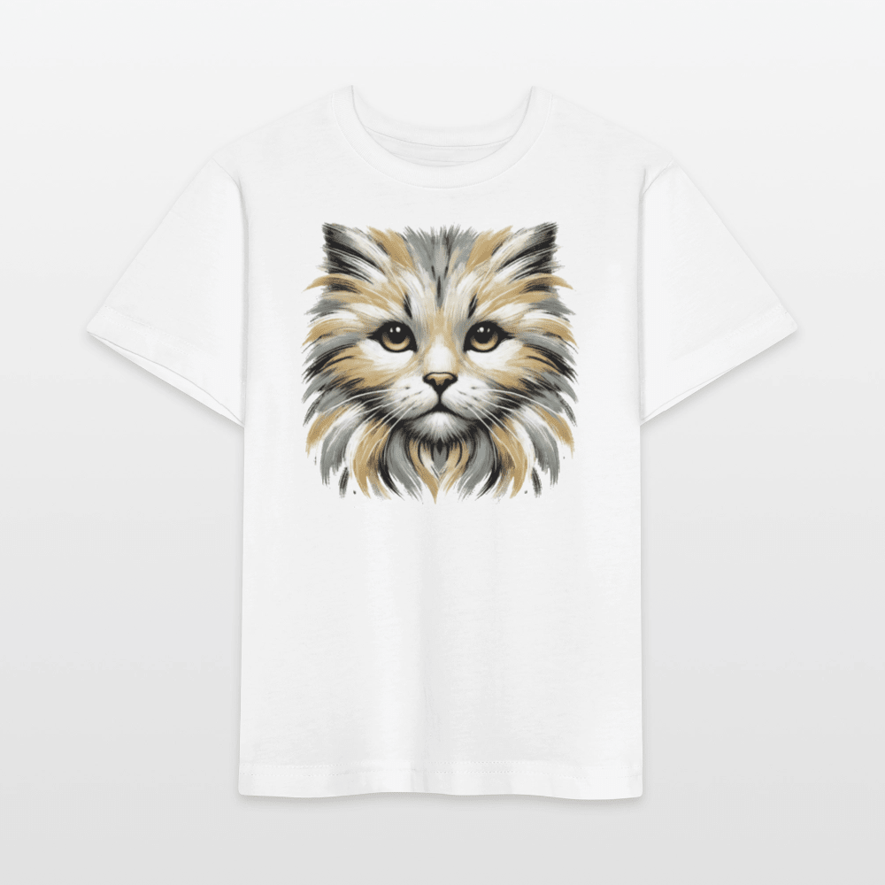 Organic Cotton Kids T-Shirt (Canvas Cat) - Tiny Tugz™