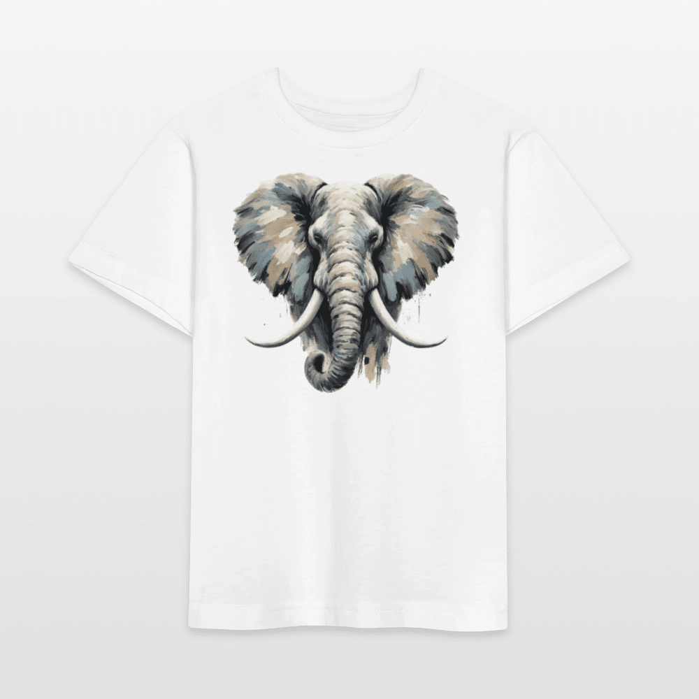 Organic Cotton Kids T-Shirt (Canvas Elephant) - Tiny Tugz™