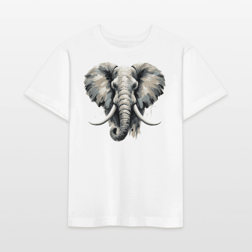 Organic Cotton Kids T-Shirt (Canvas Elephant) - Tiny Tugz™