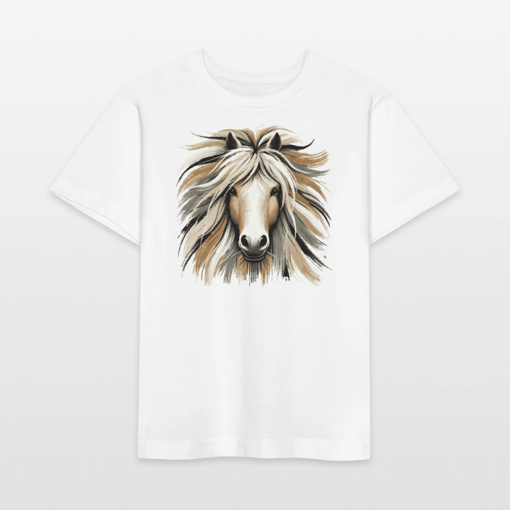 Organic Cotton Kids T-Shirt (Canvas Horse) - Tiny Tugz™