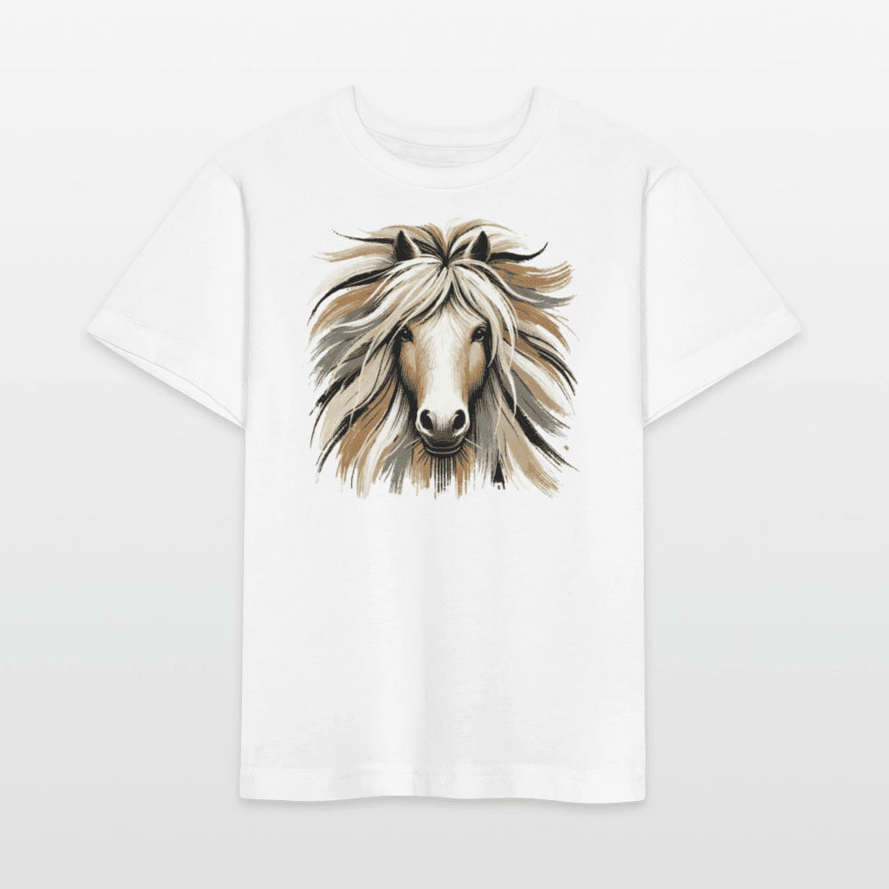 Organic Cotton Kids T-Shirt (Canvas Horse) - Tiny Tugz™