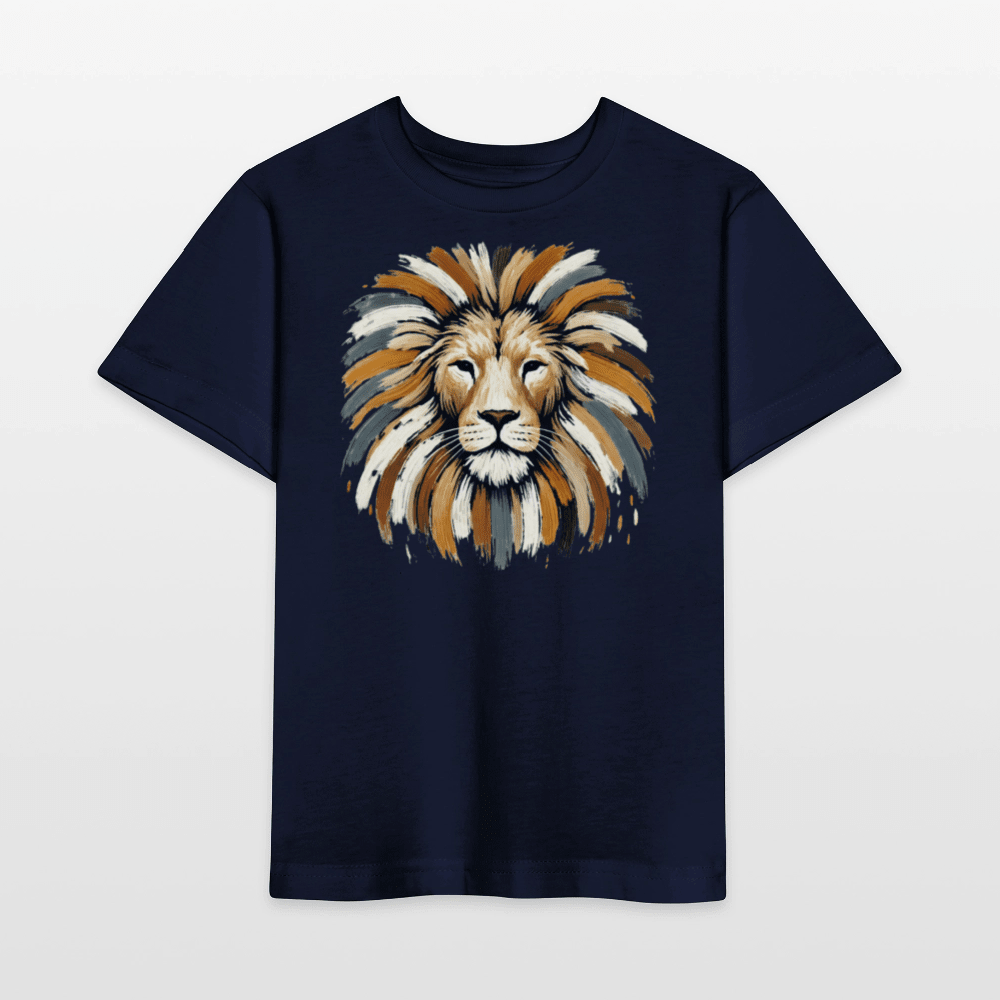 Organic Cotton Kids T-Shirt (Canvas Lion) - Tiny Tugz™