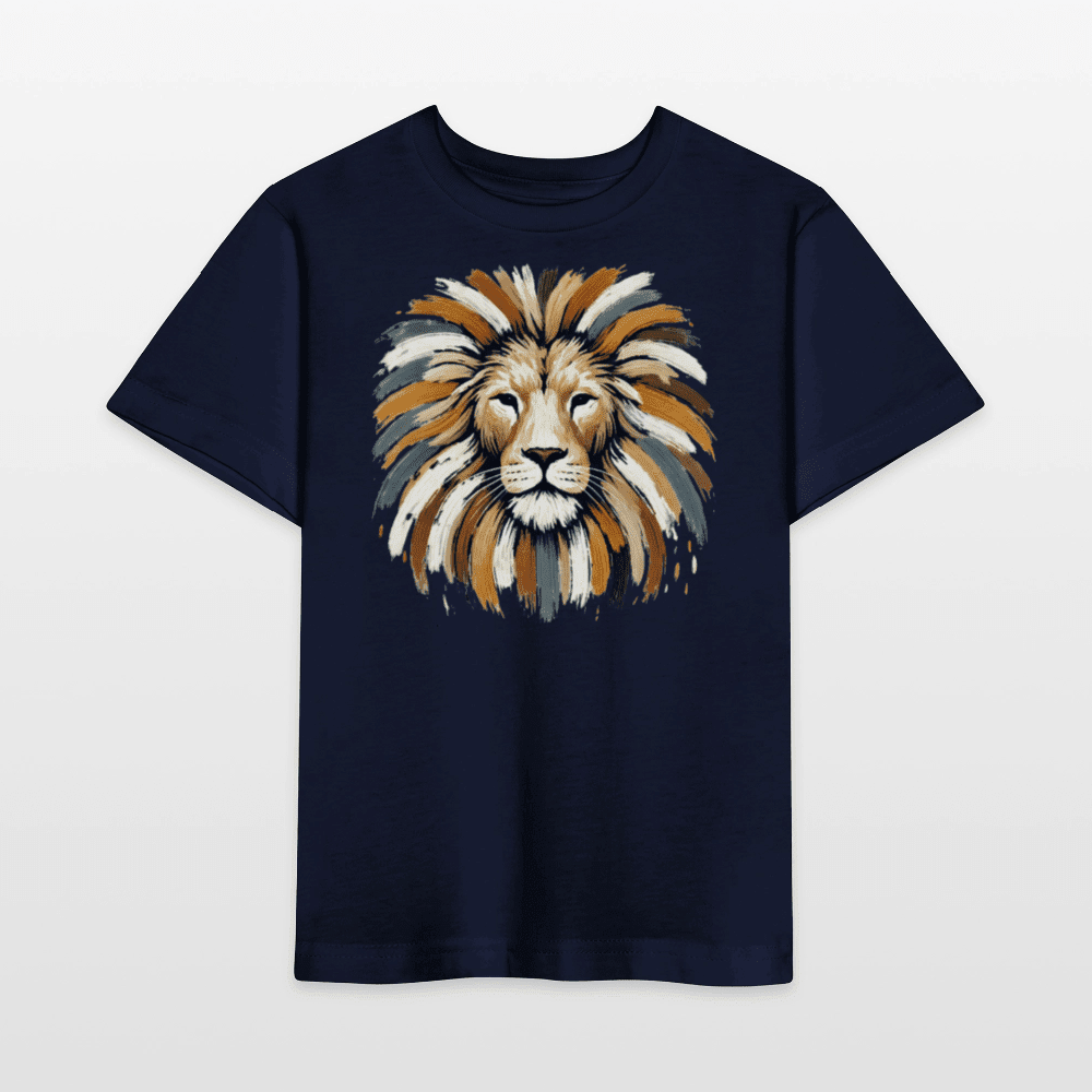Organic Cotton Kids T-Shirt (Canvas Lion) - Tiny Tugz™