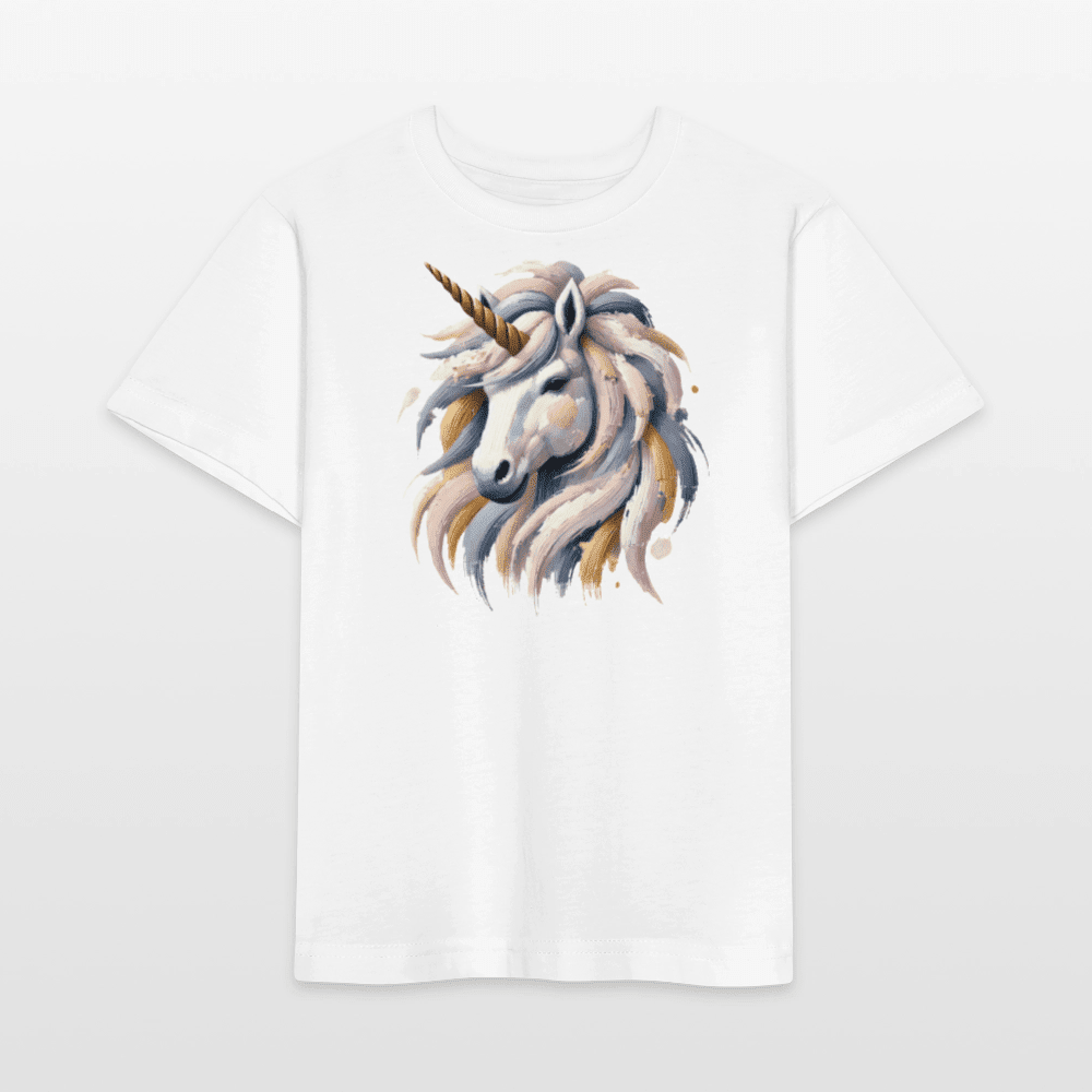 Organic Cotton Kids T-Shirt (Canvas Unicorn) - Tiny Tugz™