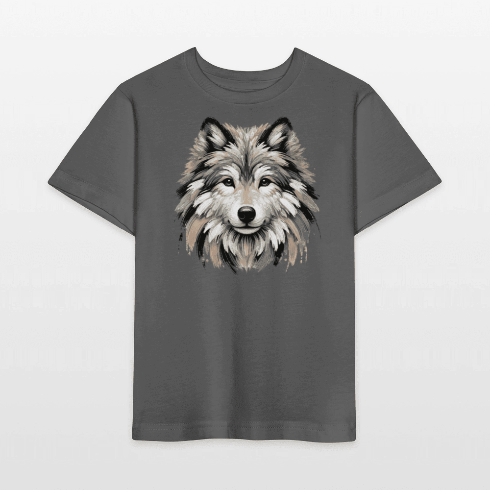 Organic Cotton Kids T-Shirt (Canvas Wolf) - Tiny Tugz™