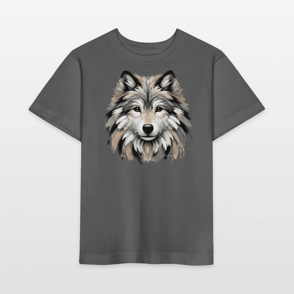 Organic Cotton Kids T-Shirt (Canvas Wolf) - Tiny Tugz™