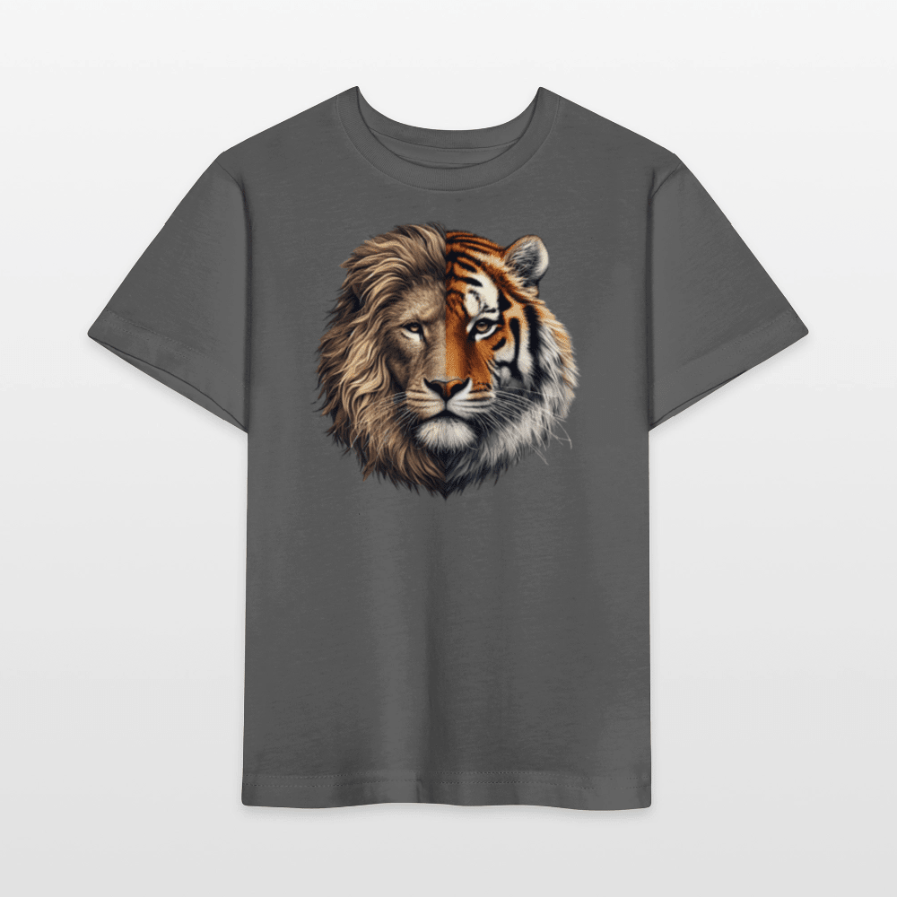 Organic Cotton Kids T-Shirt (Lion & Tiger Fusion) - Tiny Tugz™