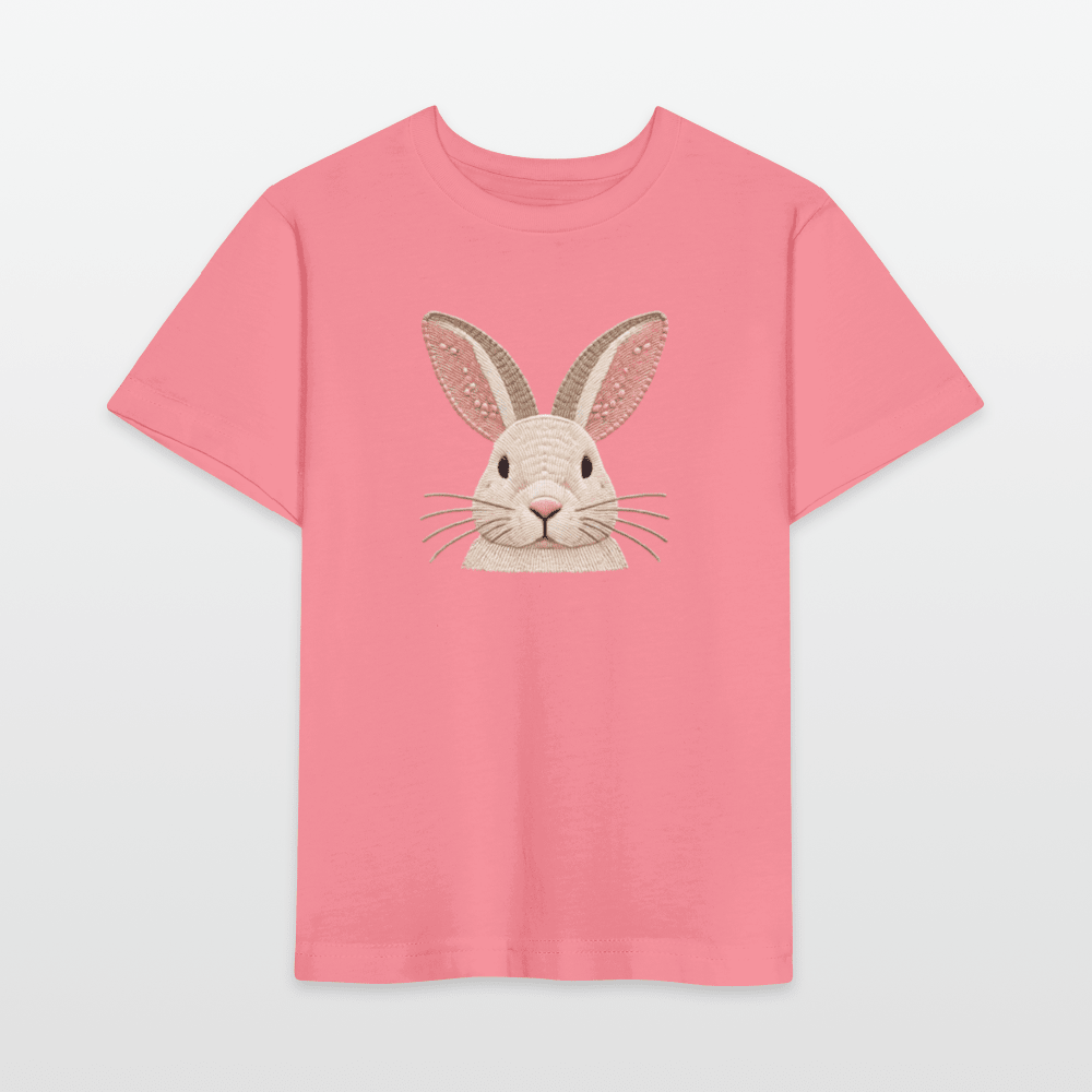 Organic Cotton Kids T-Shirt (Thread Art Bunny) - Tiny Tugz™