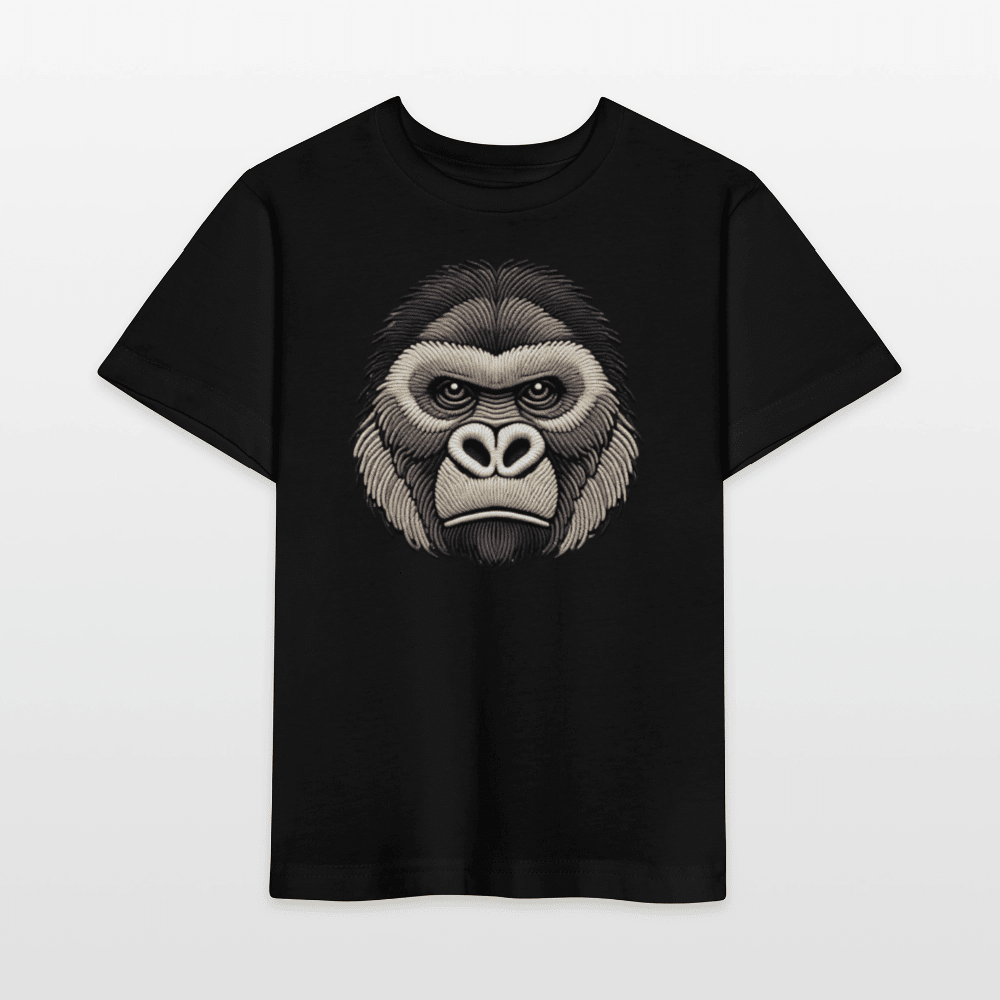 Organic Cotton Kids T-Shirt (Thread Art Gorilla) - Tiny Tugz™