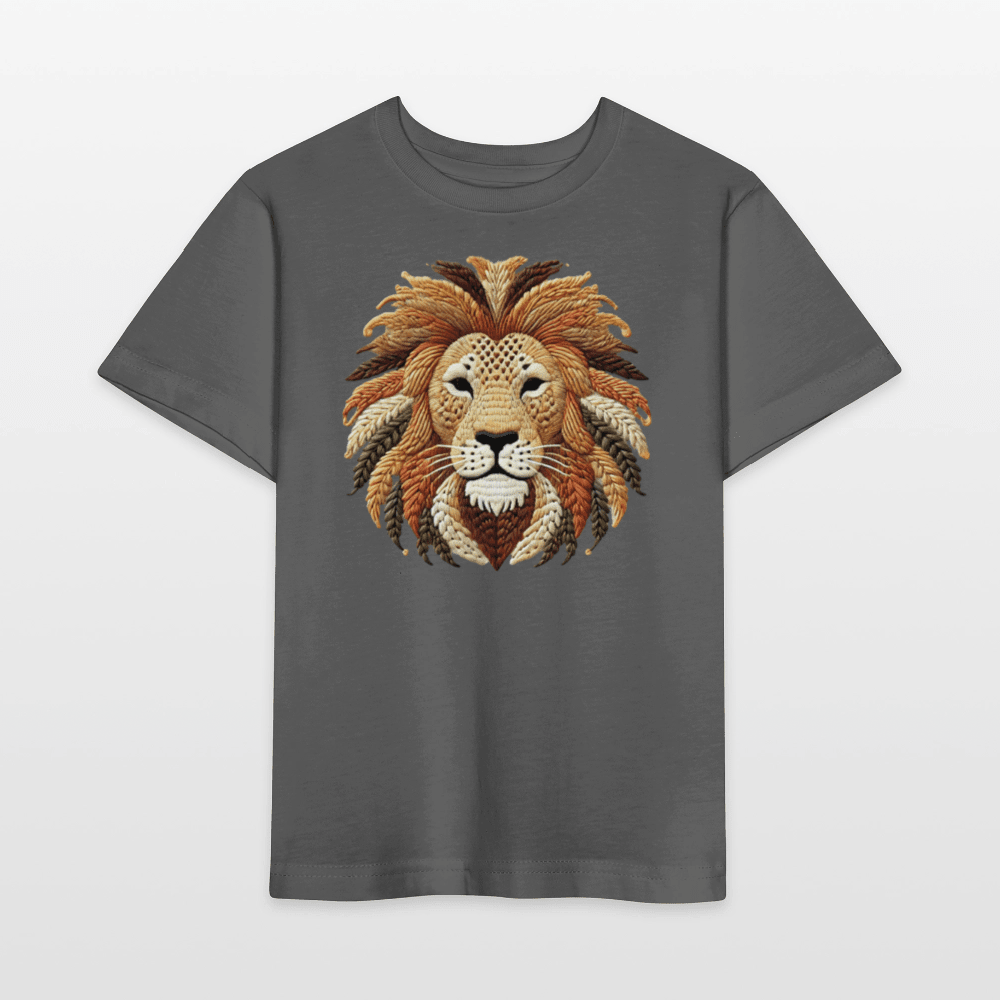 Organic Cotton Kids T-Shirt (Thread Art Lion) - Tiny Tugz™