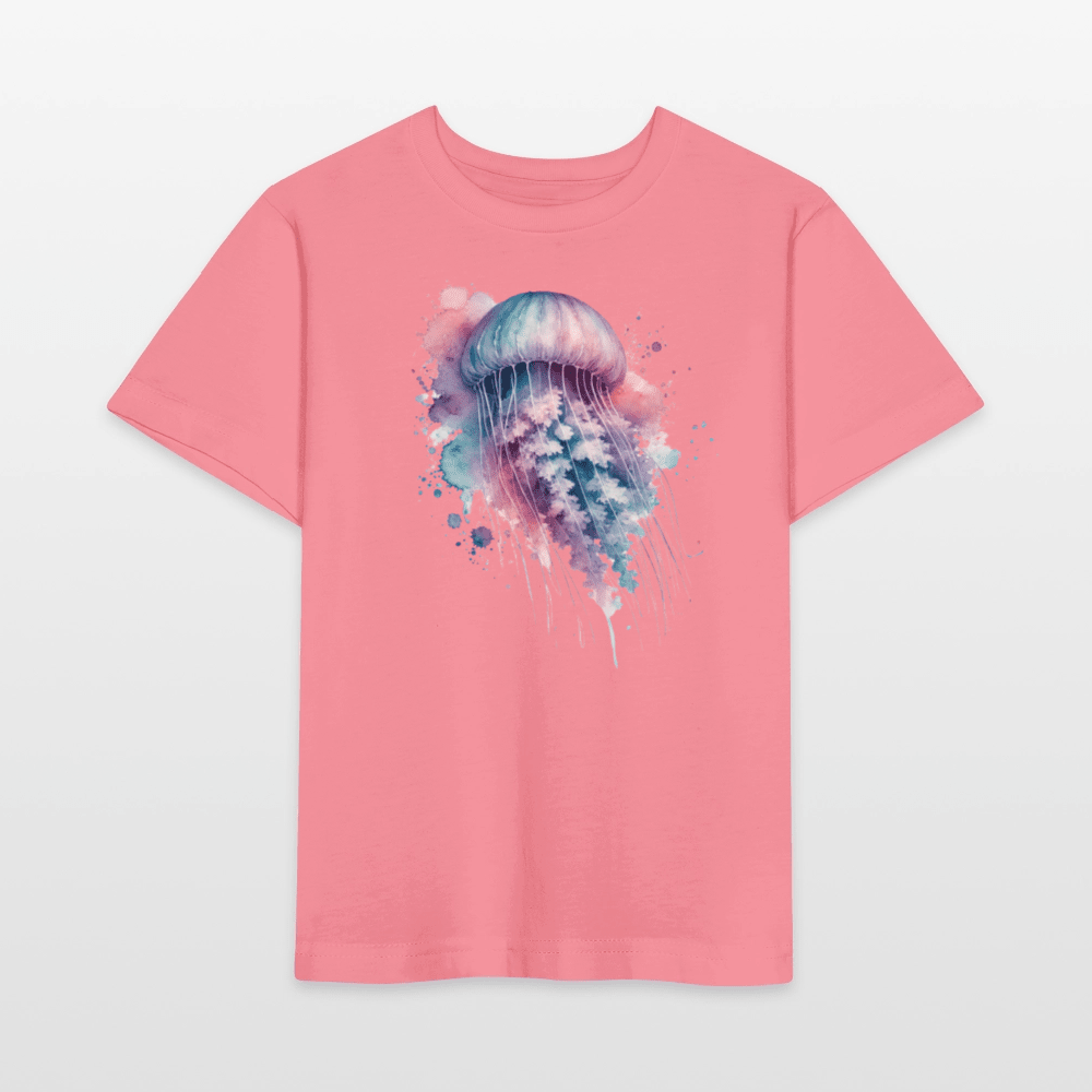 Organic Cotton Kids T-Shirt (Watercolour Jellyfish) - Tiny Tugz™