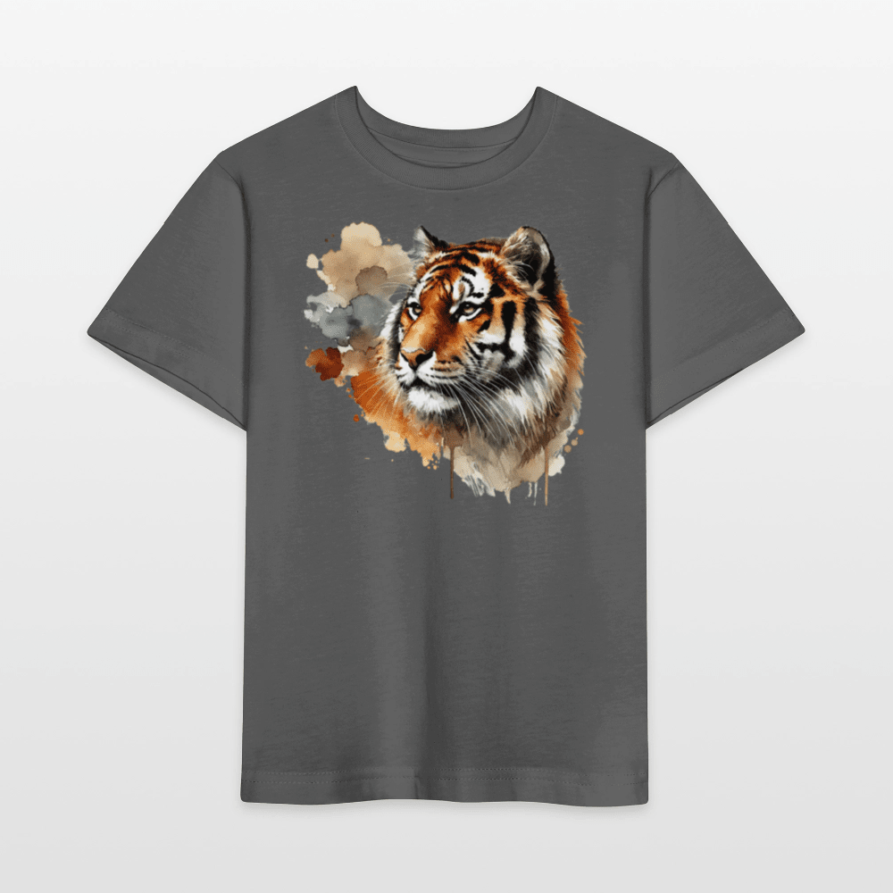 Organic Cotton Kids T-Shirt (Watercolour Tiger) - Tiny Tugz™