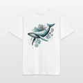 Organic Cotton Kids T-Shirt (Watercolour Whale) - Tiny Tugz™