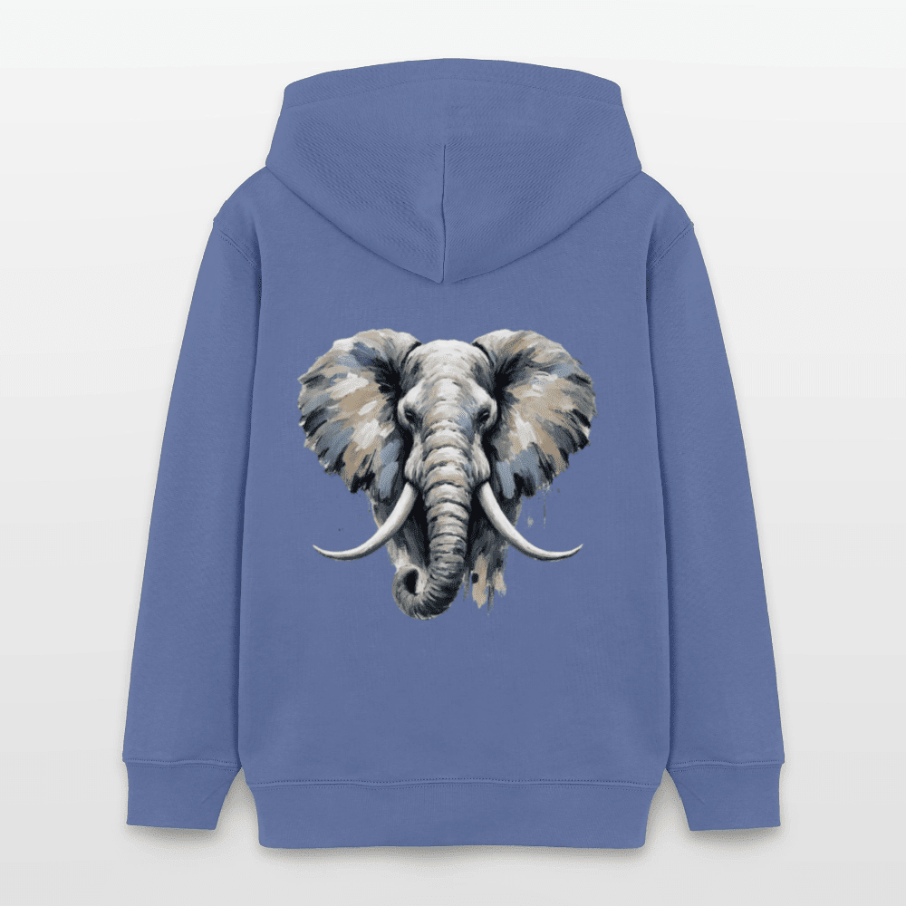 Organic Cotton Teen Hoodie (Canvas Art Elephant) - Tiny Tugz™