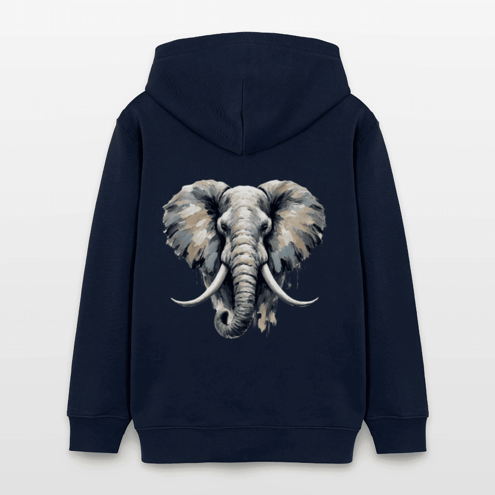 Organic Cotton Teen Hoodie (Canvas Art Elephant) - Tiny Tugz™