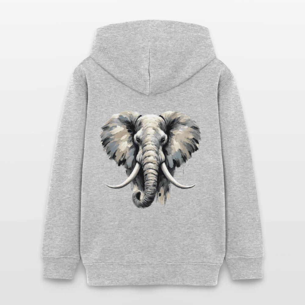 Organic Cotton Teen Hoodie (Canvas Art Elephant) - Tiny Tugz™