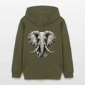 Organic Cotton Teen Hoodie (Canvas Art Elephant) - Tiny Tugz™