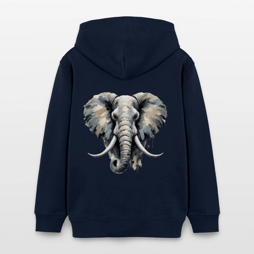 Organic Cotton Teen Hoodie (Canvas Art Elephant) - Tiny Tugz™