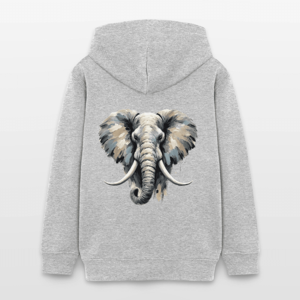 Organic Cotton Teen Hoodie (Canvas Art Elephant) - Tiny Tugz™