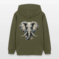 Organic Cotton Teen Hoodie (Canvas Art Elephant) - Tiny Tugz™