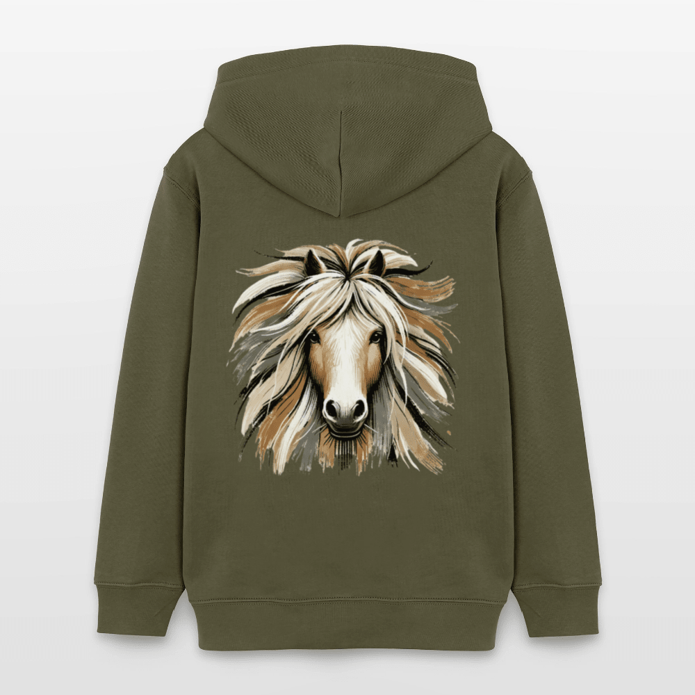 Organic Cotton Teen Hoodie (Canvas Art Horse) - Tiny Tugz™