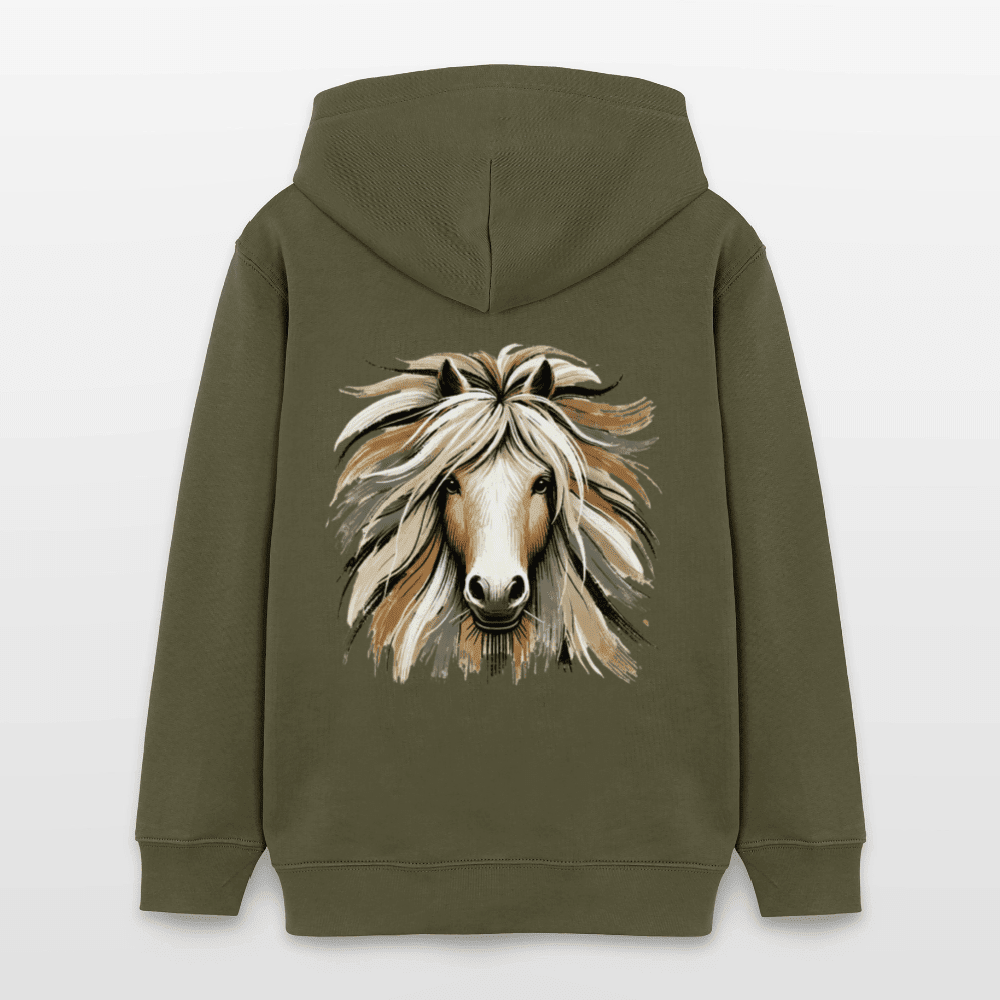 Organic Cotton Teen Hoodie (Canvas Art Horse) - Tiny Tugz™