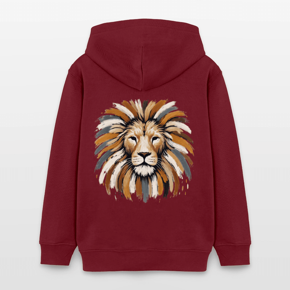 Organic Cotton Teen Hoodie (Canvas Art Lion) - Tiny Tugz™