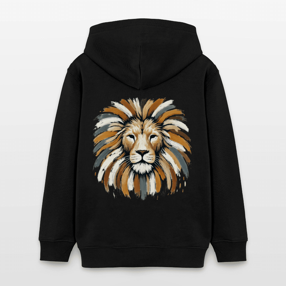 Organic Cotton Teen Hoodie (Canvas Art Lion) - Tiny Tugz™